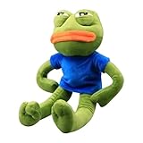 Generisch Trauriger Froschs, 40x25x15cm Plüsch Froschs, Traurig Kuscheltier, Plüschtier Anime, Niedliche Anime Plüschpuppe, Kartoon Plüschtier Weich Zum Kuscheln Für Indoor,Ostern Weihnachten