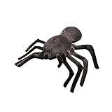 Große Lebensechte Spinnen Plüschtiere Kuscheltiere, Schwarze Spinnen Stofftiere, Spielzeugpuppen, Weiche Plüsch Stofftier Spinnen Plüschtiere Halloween Dekoration (120cm)