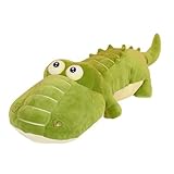 Xiyocadt Krokodil Kuscheltier, Groß Krokodil Stofftier, Riesen Kuscheltier, Krokodilkissen Plüschtier, Plüschtiere Kinder, für Junge Mädchen Geschenk (40 cm)