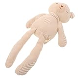 ASAKKURA Bär Aus Bio Baumwolle, Tröstpuppe, Plüschbär, Spielzeug Mit Langen Beinen, Plüschbär, Baby Entwicklungsspielzeug, Baby Mobile, Bio Kuscheltiere Für Babys, Babyspielzeug, Bio