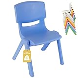 Bieco Kinderstuhl ab 1 Jahr bis 80 kg belastbar stapelbar | drinnen draußen gartenstuhl Kinder Stuhl kinderzimmer klappstuhl ab 3 Jahre ab 2 Jahre Stuhl Kinder hocker Plastik kindersessel Kleinkind