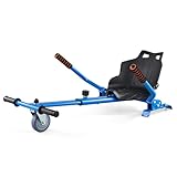 CO-Z Hoverboard-Stuhl Hoverkart Sitzscooter Hoverboard Sitz Gokart Sitz für Self Balancing Kompatibel mit 6,5 Zoll 8,5 Zoll und 10 Zoll Scooter für Erwachsene und Kinder (Blau)
