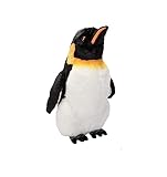 Wild Republic 17892 19438 Kaiserpinguin, Cuddlekin Plüschtier, Stofftier 30 cm, Black