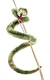 Uni-Toys - Schlange grün - 90 cm (Länge) - Plüsch-Schlange - Plüschtier, Kuscheltier
