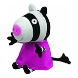 TY 46174 - Peppa Baby - Beanie Babies Zoe Zebra - Plüsch, 15 cm