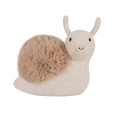 Apricot Lamb Faule Schnecke Insekt Plüschtiere für Kinder, weiche niedliche Kuscheltier für Baby Mädchen und Jungen, Flauschige Faule Schnecke Braun 15 cm