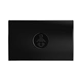 FOUNDATIONS Ultra 300-EH Wandwickeltisch in Schwarz | Wickelkommode/Wickeltisch klappbar aus Kunststoff | Wickelstation für Wand mit Wandhalterung, Sicherheitsgurt & Taschenhaken..