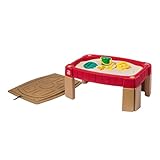 Step2 Naturally Playful Sandtisch | Plastik Sandkasten mit Deckel | Erhöhter Sandspieltisch.