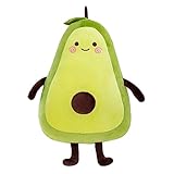 Bukezudang Avocado Kissen Kuscheltier, 35 cm Avocado Plüschtier, Gefüllte Avocados Plüsch Puppe, Avocados Cushion Toy, Fluffy Stuffies, Umarmungskissen Stofftiere für Kinder