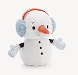 NICI Plüschfigur Schneemann 15cm - weiß - Weiches Plüschschneemann – Flauschige Stofffigur zum Kuscheln & Spielen – tolle Geschenkidee für Kinder & Erwachsene | 62410