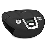 TechniSat VIOLA CD-1 - tragbare CD Boombox (UKW Kinderradio, CD Player, Bluetooth Empfang, AUX, 2x 1 Watt RMS, Netz und Batteriebetrieb) schwarz