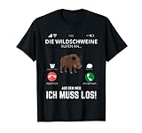 Die Wildschweine - Jagd Wildschwein Rehwild Outfit für Jäger T-Shirt