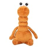 AVZYARDY Marcus Wurm Plüschtier 11 Zoll – Lustiges Meme Kuscheltier Kissen, Weiches Internetwitz Plüschfigur, Süßer Wurm Robert Helfen Meme Umarmungskissen Geschenk for Fans Sammler & Wohnaccessoire