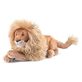 Steiff Kuscheltier Leo Löwe, Süßes Stofftier mit Kunststoffaugen, Kinder, Jungen & Mädchen, Plüschtier 45 cm, Beige, 064135