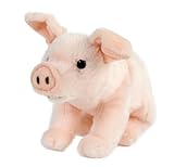 Tashuunka-Stofftiere Cochon Cochon Porcelets Cochon de Chance, 22 cm, Plüsch rosa,