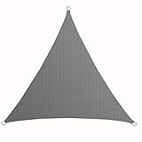 AMANKA 2x2x2 UV Sonnensegel Dreieck Wasserdurchlässig - Sonnenschutz Balkon Dreieckig - 2m Terrassendach Sichtschutz Garten Sonnendach Pool Pergola Trampolin Wohnwagen Sonnenschutz Terrasse Camping