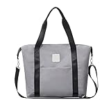 SONARIN Große Kapazität Wasserdicht Baby Wickeltasche,Stilvolle Reise Wickeltasche Umhängetasche Tragetasche Henkeltaschen Babytasche mit Wickelunterlage & Kinderwagen Haken(Grau)