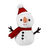 RORPOIR Schneemann Stofftier Puppe Weihnachten Spielzeug 23cm Plüsch Schneemann Puppe