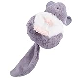 ibasenice Hamsterpuppe Mädchenspielzeug Kuscheltiere Für Mädchen Das Tier Kinderspielzeug Chinchilla Kuscheltiere Für Kindermädchenspielzeug Hamsterspielzeug Kuschelhamster Grauer Plüsch