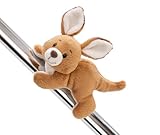 NICI MagNICI Känguru Kelly 12cm braun - Kuscheltier mit Magnet - Plüschtier für Kühlschrank, Tafel, Metall & vieles mehr, tolle Geschenkidee