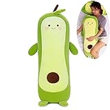 Krokodil Birne, grüne Avocado, Simulation Avocado Plüschtier Puppe Schlafkissen, Puppe, Kissen, Spielzeug Kissen (Lange Klause 85 cm)