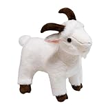 Duqulle 30CM Ziege Plüschtier Ziege Kuscheltier Stofftier Realistische Ziege Plüsch Spielzeug Weich und Kawa-ii Goat Plüschfigur Ziege Plu-shie Geschenk für Kinder Mädchen Junge-n