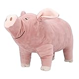 Kuscheliges Schwein Plüsch-Kissen | Weiches und bequemes Stofftier Zuhause, Büro und Reisen Kinder und Erwachsene 39,9 cm