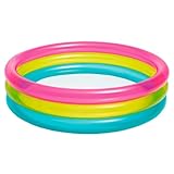 Intex 57104NP - Aufblasbarer Baby-Pool Regenbogen, Vinyl, Mehrfarbig, 86x25 cm