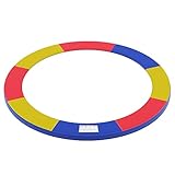 SONGMICS Trampolin Randabdeckung, Federabdeckung in Standardgröße für 305 cm Trampoline, Ø 305 cm, 30 cm breit, UV-resistent, reißfestes Trampolinzubehör, Randschutz, Mehrfarbig STP10RY