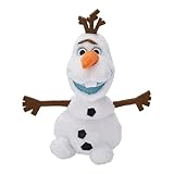 Disney Store Official - Die Eiskönigin - Olaf - Mini Bean Bag Kuschelpuppe - 18 cm/7' - Knuddeliges Schneemann-Kuscheltier - Ab der Geburt geeignet