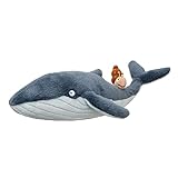 AURORA Snail and The Whale Soft Toy, 61238, 7in, Grey, for Fans of The Book by Julia Donaldson and Axel Scheffler, Blue