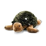 Steiff Kuscheltier Slo Schildkröte, Süßes Stofftier mit Kunststoffaugen, Kinder, Jungen & Mädchen, Plüschtier 70 cm, Khaki, 068478