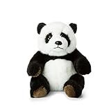 WWF 15183011 WWF00542 Plüsch Panda, realistisch gestaltetes Plüschtier, ca. 22 cm groß und wunderbar weich