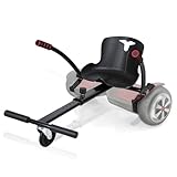 Lospitch Hoverboard mit Sitz Hoverboard Sitz,Sitzscooter für 6,5-10 Zoll 2 Wheel Balancing,Längenverstellbar Kompatibel Sitz für Erwachsene und Kinder Sitz für Hoverboard Kart