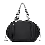 Mabecol Damen-Handtasche, Reisetasche, Baby Wickeltasche Multifunktionale (Schwarz)