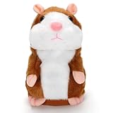 Sprechender hamster，Hamster sprechend，Sprechendes und Wiederholt Kinder Stofftiere,Plüsch Hamster Spielzeug,Geeignet für Babys und Kinder Interaktion, frühe Bildung, Kindergeburtstag Geschenk