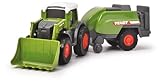 Dickie Toys – Fendt Micro Farmer (9 cm) – Traktor-Set mit Anhänger, Original Fendt, zufällige Auswahl, für Kinder ab 3 Jahren, Mehrfarbig, 203732002
