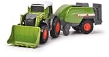 Dickie Toys – Fendt Micro Farmer (9 cm) – Traktor-Set mit Anhänger, Original Fendt, zufällige Auswahl, für Kinder ab 3 Jahren, Mehrfarbig, 203732002