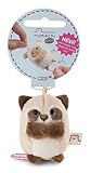 Kuscheltier Waschbär Rakuma 5cm - braun - Weiches NICI Plüschtier – niedliches Stofftier zum Kuscheln & Spielen – tolle Geschenkidee für Kinder & Erwachsene | 62375