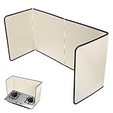 MOLUCKFU Faltbarer Herdspritzschutz aus Verzinktem Platzsparend Klappbar Öl Wasserspritzschutz Stabiler Herdschutz für Küche Vielseitig Einsetzbar Einfache Reinigung