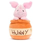 Disney Store Official - Ferkel - Kuscheltier - 25 cm/10' - Niedliches Plüsch-Schwein in einem abnehmbaren Honigtopf - Geeignet für Babys - Ab 0 Jahren