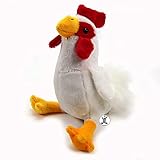 Hahn weiß Kuscheltier Gockel 16 cm Huhn Plüschtier Vogel Bauernhof Tier Eddy - Kuscheltiere*biz
