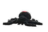 Wild Republic 23088 Plüsch Rotrückenspinne, Cuddlekins Kuscheltier, Stofftier 30 cm, Multi