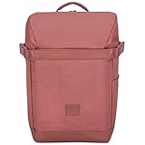 Johnny Urban Rucksack Damen & Herren Rot - Luca - Moderner Laptop Backpack für Uni Schule Arbeit - Flexible Front - Nachhaltig - Wasserabweisend