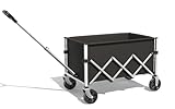 SLIDBEAT Faltbarer Trolley, Geländewagen, Strandwagen und Einkaufstrolley