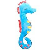 Boosns Plüsch Seepferdchen Spielzeug Ausgestopftes Tier (Blau, 60cm)