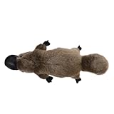KOMBIUDA Ausgestopftes Schnabeltier Plüschtiere Plüsch Stofftier Entenschnabel-Ornament Kuscheltiere Simulation Von Tierpuppen Plüsch-Puppe-Ornament Grey Polyester