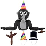 SHOWHEEL Gorilla Tag PlüSch, Gorilla Tag Affenplüsch, Soft Gorilla Tag Plüschtier, Gorilla Tag Plüsch-Stoffpuppen Geschenk für Kinder und Fans zum Geburtstag, Halloween und Weihnachten