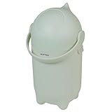Nattou Windeleimer Dropy, Geruchsdicht, Einfaches Öffnen mit einer Hand, 49,5 x 28 cm, Polypropylen/ABS, Grün