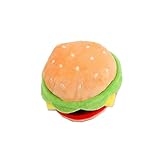 Kuscheltier Für Hunde Unkaputtbar für aggressives, Donut, Pizza, EIS am, Steak, Burger, Pommes, langlebiges Hundespielzeug für Welpen, kleine mittelgroße Hunde Hundespielzeug (E, One Size)